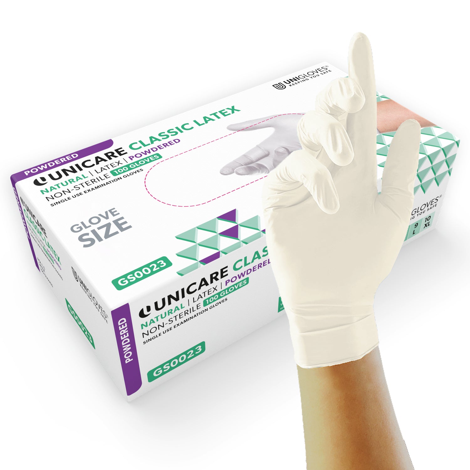 Powdered Latex Gloves | Natural | Medical Grade