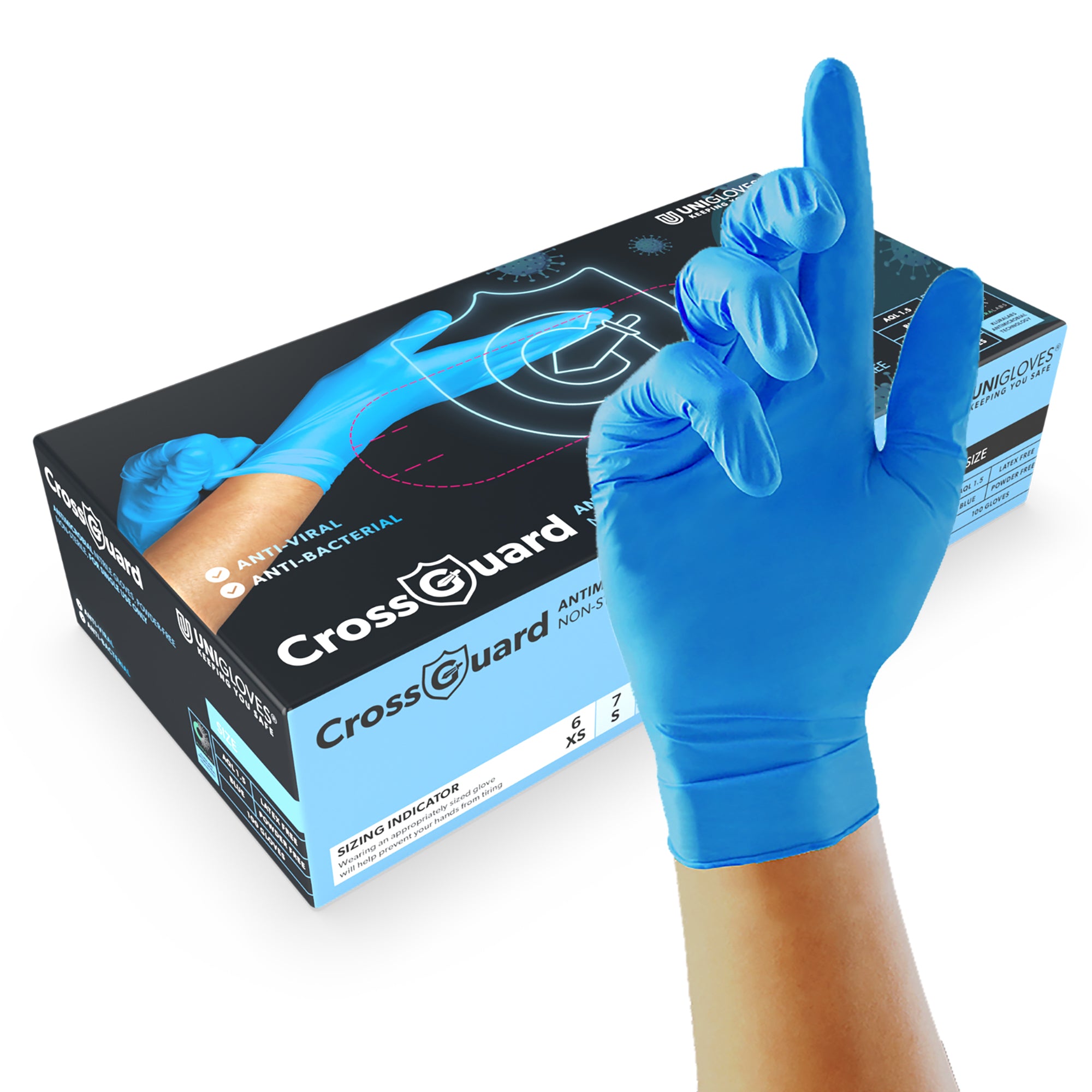 Cottonique Hypoallergenic Gloves Made From 100% Organic Cotton (3pairs/pack), Natural, 2X-Large