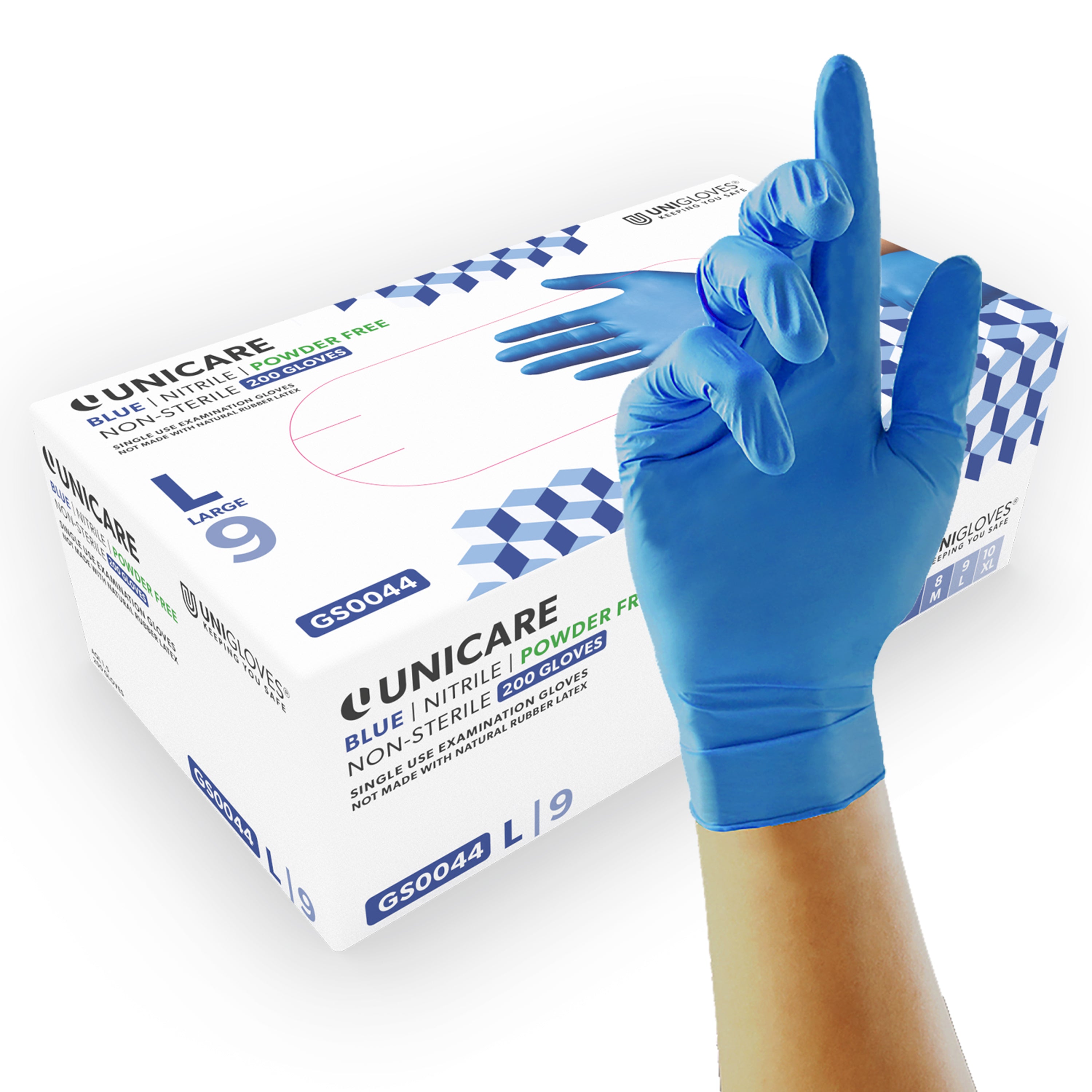 Unicare Soft Blue Nitrile