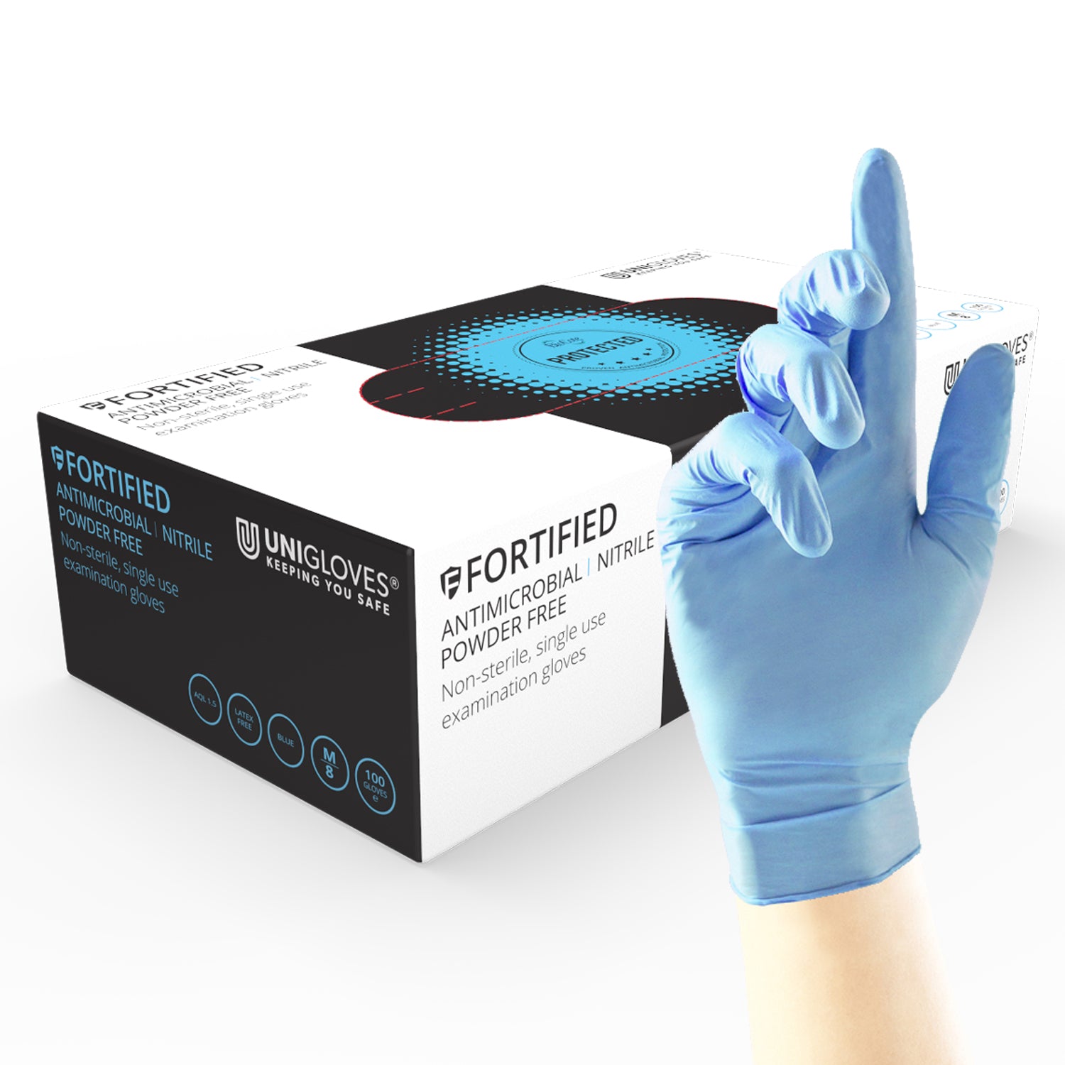 Fortified Blue Nitrile